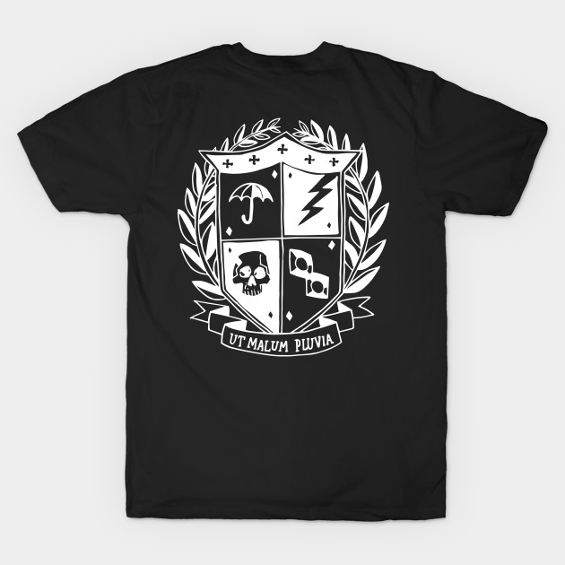 Umbrella Academy - School Crest [Inverted] [Front and Back Print] by Dopamine Creative